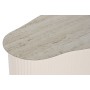 Tavolo aggiuntivo Home ESPRIT Bianco Beige Marrone Chiaro Metallo Ceramica 70 x 46 x 38 cm