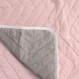 Trapunta Reversibile HappyFriday Basic Arista Grigio Rosa chiaro 260 x 260 cm