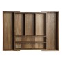 Vassoio Portaposate DKD Home Decor Naturale Acacia 35 x 30 x 7 cm