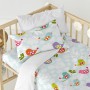 Set di copripiumino HappyFriday Mr Fox Little birds Multicolore Culla Neonato 2 Pezzi