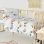 Set di copripiumino HappyFriday Mr Fox Little birds Multicolore Culla Neonato 2 Pezzi