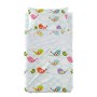 Set di Lenzuola per Culla HappyFriday Mr Fox Little Birds Multicolore Culla Neonato 2 Pezzi