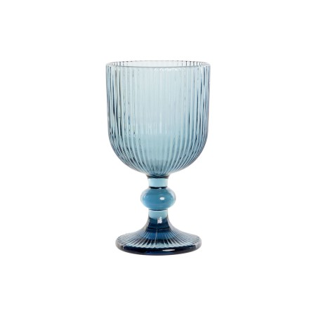 Set di Bicchieri DKD Home Decor Azzurro Cristallo 240 ml