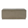 Panca DKD Home Decor Marrone Poliestere Legno MDF 100 x 40 x 40 cm