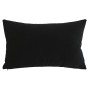 Cuscino Home ESPRIT Nero Dorato 50 x 10 x 30 cm