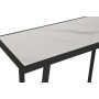 Consolle Home ESPRIT Bianco Nero Metallo 100 x 35 x 75 cm