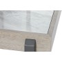 Tavolo aggiuntivo Home ESPRIT Bianco Grigio Naturale Metallo 50 x 50 x 50 cm