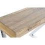 Set di mobili Home ESPRIT Marrone Argentato Acciaio Legno di mango 110 x 40 x 76 cm (3 Pezzi)