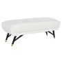 Panca Home ESPRIT Bianco Nero 120 x 40 x 42 cm