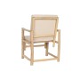 Poltrona Home ESPRIT Bianco Beige Naturale Cotone 61 x 50 x 90 cm