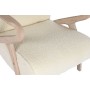 Poltrona Home ESPRIT Bianco Naturale 57 x 55 x 85 cm