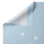 Set di Lenzuola HappyFriday Basic Kids Little star Azzurro Culla Neonato 2 Pezzi