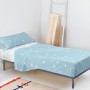 Set di Lenzuola HappyFriday Basic Kids Little star Azzurro Singolo 2 Pezzi