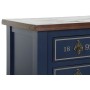 Console Home ESPRIT Marrone Blu Marino Legno di paulownia 103 x 35 x 80 cm