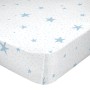 Lenzuolo con angoli HappyFriday BASIC KIDS Azzurro 105 x 200 x 32 cm