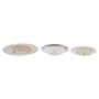 Set di Stoviglie Home ESPRIT Beige Multicolore Porcellana 18 Pezzi 27 x 27 x 2 cm