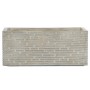 Vaso rettangolare da Balcone Home ESPRIT Beige Fibra di Vetro Magnesio 74,5 x 37,5 x 37,5 cm