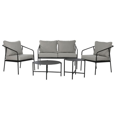 Set di Tavolo, Panca e 2 Sedie Home ESPRIT Acciaio 121 x 70 x 75 cm