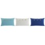 Cuscino Home ESPRIT Azzurro Bianco Blu cielo Mediterraneo 50 x 15 x 30 cm (3 Unità)