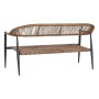 Divano da Giardino Home ESPRIT Alluminio 131 x 55 x 76 cm