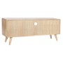 Mobile TV Home ESPRIT Naturale Metallo Legno d'albero della gomma 120 x 30 x 48 cm