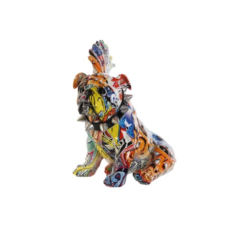 Statua Decorativa Home ESPRIT Multicolore Cane 17 x 25 x 27 cm