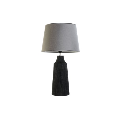 Lampada da tavolo Home ESPRIT Nero Grigio Resina 50 W 220 V 40 x 40 x 70 cm (2 Unità)