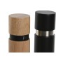 Set Sale e Pepe Home ESPRIT Nero Naturale Acciaio inossidabile Legno d'albero della gomma 14 x 7 x 16,5 cm