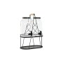 Dispenser di bevande Home ESPRIT Nero Metallo Cristallo 3,5 L 34 x 18 x 46 cm