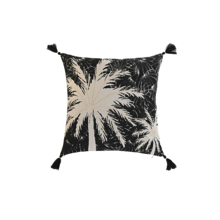 Cuscino Home ESPRIT Nero Boho Palma 45 x 5 x 45 cm