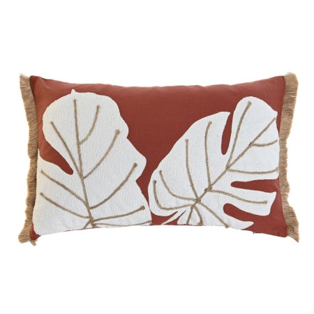 Cuscino Home ESPRIT Bianco Terracotta Boho 50 x 5 x 30 cm