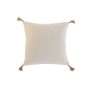 Cuscino Home ESPRIT Beige Naturale Tropicale Boho 45 x 5 x 45 cm