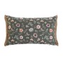 Cuscino Home ESPRIT Verde Fiori Boho 50 x 5 x 30 cm