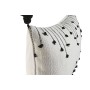 Cuscino Home ESPRIT Bianco Nero Rombos 50 x 15 x 30 cm