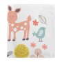 Telo da bagno HappyFriday Moshi Moshi Woodland Multicolore 70 x 150 cm