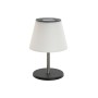 Lampada da tavolo Home ESPRIT Bianco Nero PVC Acciaio inossidabile Alluminio 18 x 18 x 26,5 cm