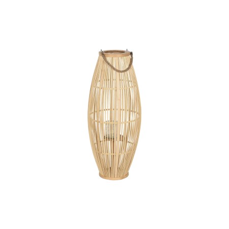 Portacandele Home ESPRIT Naturale Marrone Chiaro Bambù 35 x 35 x 85 cm