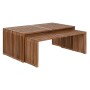 Set di 2 tavoli Home ESPRIT Naturale teak 116 x 60 x 46 cm