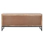 Mobile TV Home ESPRIT Marrone Nero Argentato Legno di mango Specchio 130 x 40 x 55,5 cm