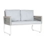 Set Tavolo con 3 Sedie Home ESPRIT Grigio Acciaio Policarbonato 128 x 69 x 79 cm