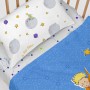 Set di Lenzuola HappyFriday Le Petit Prince Accolade Multicolore Culla Neonato 2 Pezzi