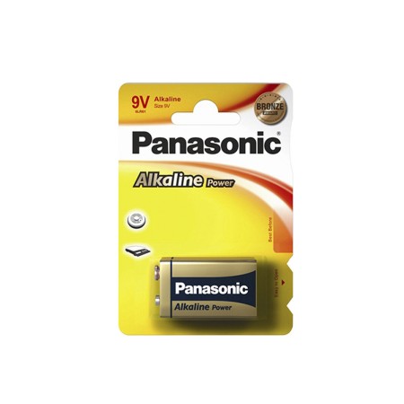 Batteria Alcalina Panasonic Corp. Bronze 9 V 6LR61