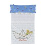 Set di Lenzuola HappyFriday Le Petit Prince Navire Multicolore Singolo 2 Pezzi