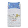 Set di Lenzuola HappyFriday Le Petit Prince Navire Multicolore Culla Neonato 2 Pezzi