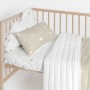 Paracolpi per culla HappyFriday Basic Kids Little star Beige 60 x 40 cm