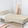 Set di Lenzuola HappyFriday Basic Kids Little star Beige Singolo 2 Pezzi