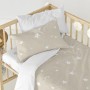 Set di copripiumino HappyFriday Basic Kids Beige Culla Neonato 2 Pezzi