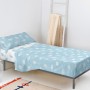 Set di Lenzuola HappyFriday Basic Kids Clouds Azzurro Singolo 180 x 270 cm 2 Pezzi