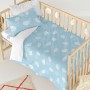 Set di copripiumino HappyFriday Basic Kids Azzurro Culla Neonato 2 Pezzi