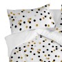 Federa HappyFriday Blanc Golden Dots Multicolore 50 x 75 cm (2 Unità)